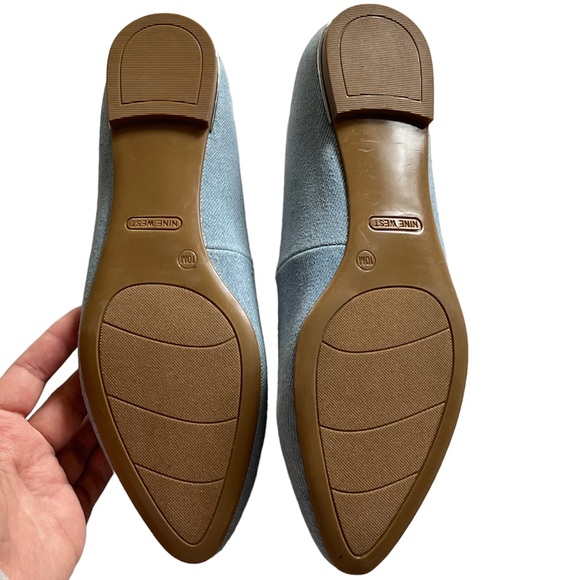 NWOB | Nine West | Baby Blue Flats | Size 10 - Picture 7 of 8